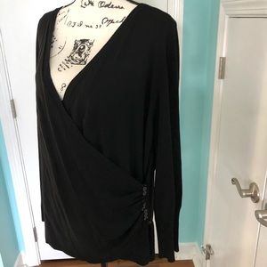 Dolce cabo 2x black crisscross with detail